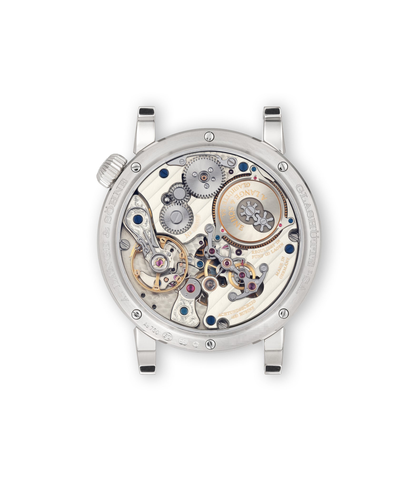 A. Lange & Söhne Zeitwerk | 140.029 | Sapphire Case Back | White Gold | Available to Buy Worldwide At A Collected Man