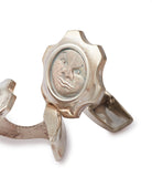 Silver cufflinks