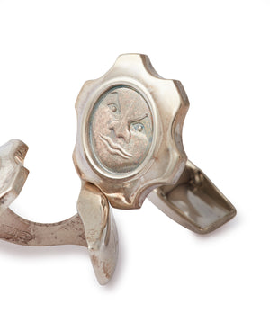 Silver cufflinks