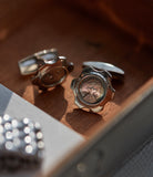 Silver cufflinks