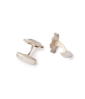 Silver cufflinks