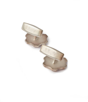 Silver cufflinks