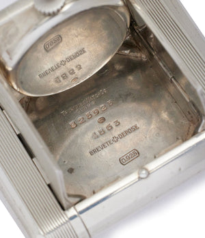 Rare vintage silver Tavannes & Co Dunhill bag watch available at A Collected Man London