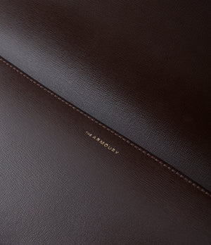 The Armoury brown leather by Ortus Japanese-made watch travel satchel 7 watches holder case A Collected Man London 