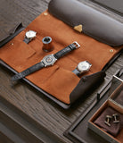 selling Ortus for The Armoury Japanese-made watch travel satchel brown leather case A Collected Man London 