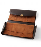 calfskin brown leather Ortus for The Armoury Japanese-made watch travel satchel 7 watches holder case A Collected Man London 