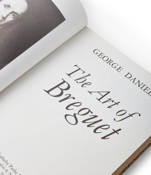 George Daniels CBE watchmaker's book on The Art of Breguet rare specialy-bound first edition book signed and gifted by the author at A Collected Man London 