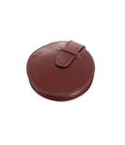 Travel Alarm Clock | “Ring” Style | Stainless Steel & Leather Case | A Collected Man London