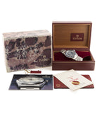 Tudor Submariner Prince Oysterdate 76100 steel automatic vintage pre-owned watch with blue dial in authentic box and papers