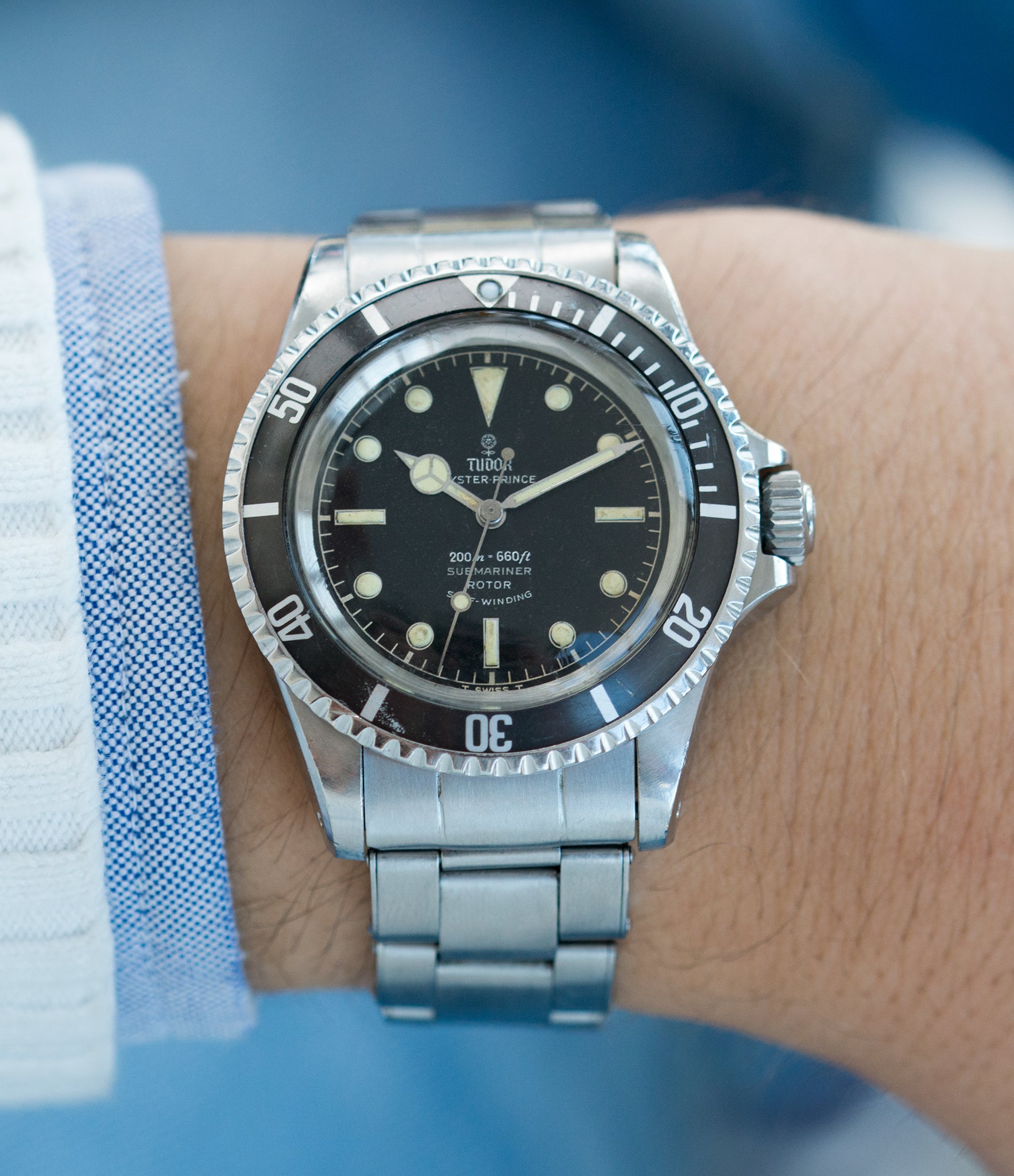 for sale vintage Tudor Submariner 7928 Oyster Prince Cal. 390 automatic sport watch at A Collected Man London online vintage watch specialist UK