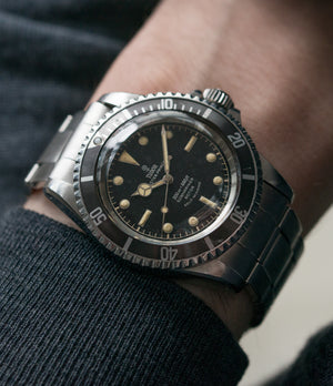 vintage men's sport watch Tudor Submariner 7928 Oyster Prince Cal. 390 automatic sport watch at A Collected Man London online vintage watch specialist UK