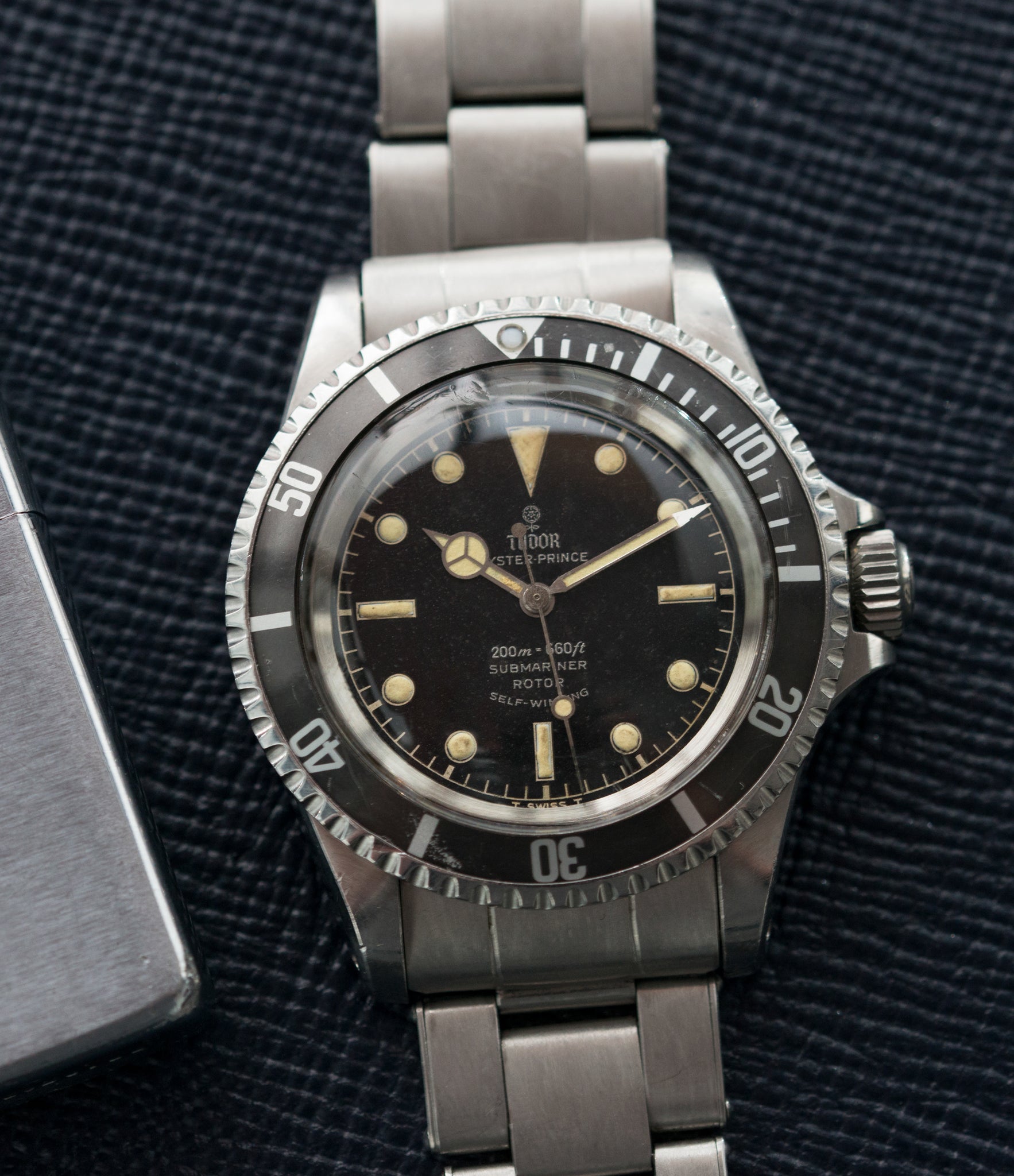 vintage Tudor Submariner 7928 Oyster Prince Cal. 390 automatic sport watch at A Collected Man London online vintage watch specialist UK