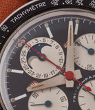black dial Universal Geneve Tri-Compax Evil Clapton 881101/02 black dial vintage steel chronograph for sale online at A Collected Man London UK specialist of rare watches