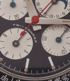 Tri-Compax Universal Geneve Tri-Compax Evil Clapton 881101/02 black dial vintage steel chronograph for sale online at A Collected Man London UK specialist of rare watches