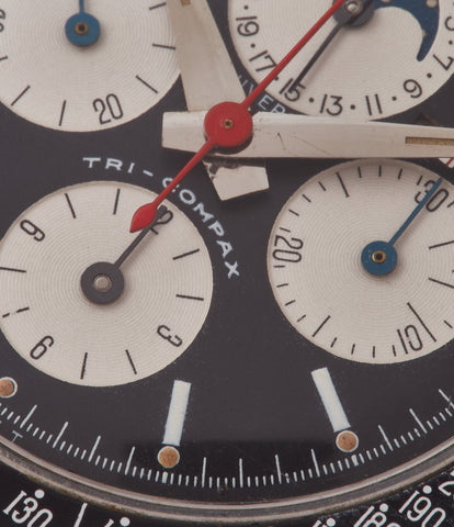 Aiguilles Heures Minutes Subdials Universal Genève Tri-Compax 881101 NOS Original Suisse