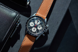 Universal Geneve Tri-Compax Evil Clapton 881101/02 black dial vintage steel chronograph for sale online at A Collected Man London UK specialist of rare watches