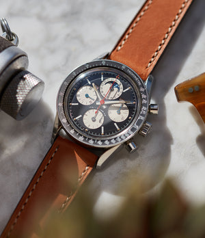 vintage Universal Geneve Tri-Compax Evil Clapton 881101/02 black dial vintage steel chronograph for sale online at A Collected Man London UK specialist of rare watches