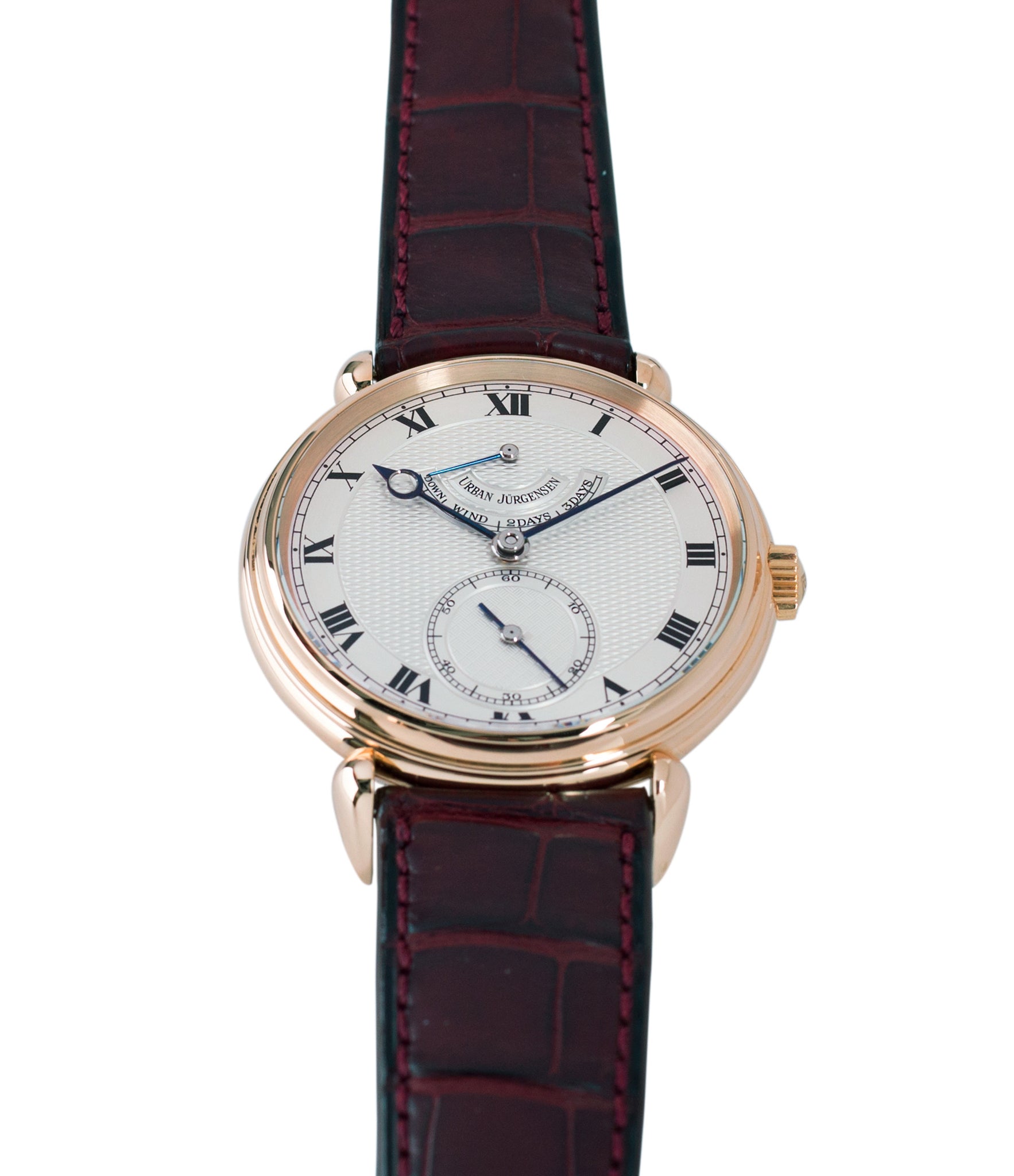selling prototype Urban Jurgensen 11L rose gold watch full set at A Collected Man London United Kingdom online specialist of independent watchmakers