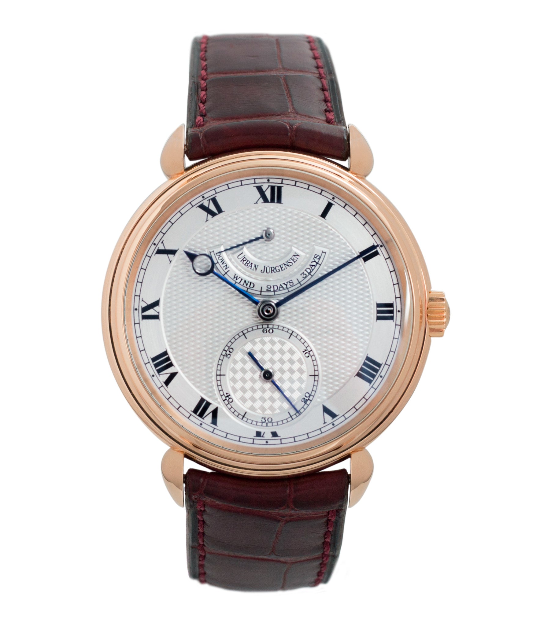 buy Urban Jurgensen 11L prototype rose gold watch full set at A Collected Man London United Kingdom online specialist of independent watchmakers