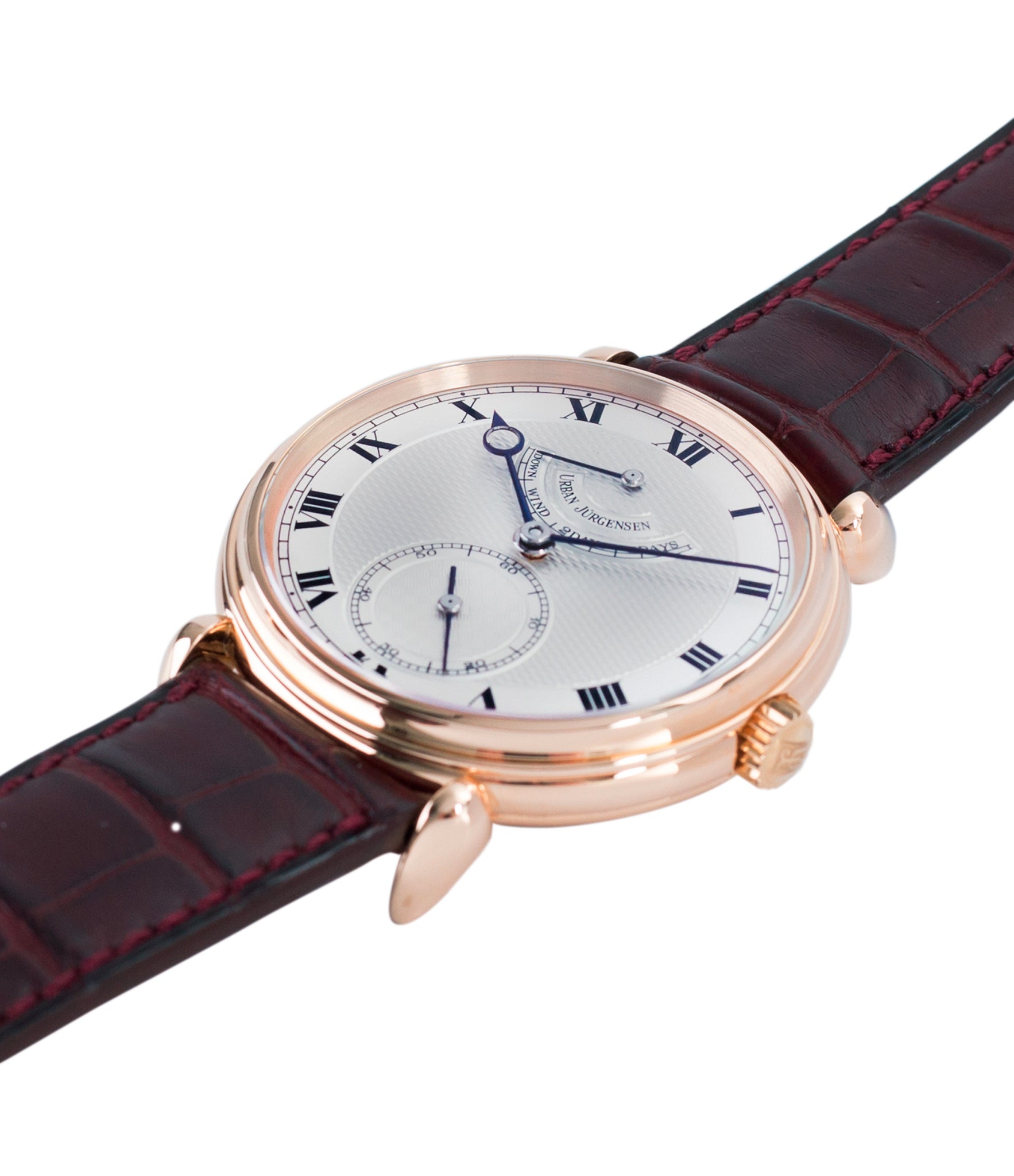 for sale prototype Urban Jurgensen 11L rose gold watch full set at A Collected Man London United Kingdom online specialist of independent watchmakers
