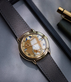 men's perpetual calendar Urban Jürgensen Ref. 2 Moonphase Derek Pratt dial rare dress watch independent Danish Swiss watchmaker for sale online at A Collected Man London