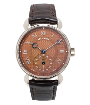 buy Kari Voutilainen Observatoire Limited Edition rare brown dial watch online at A Collected Man London specialist endorsed seller of pre-owned independent watchmakers