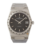 buy Vacheron Constantin 222 vintage steel grey dial sport watch for sale online at A Collected Man London UK specialist of rare watches
