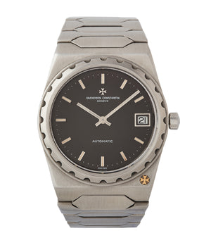 buy Vacheron Constantin 222 vintage steel grey dial sport watch for sale online at A Collected Man London UK specialist of rare watches