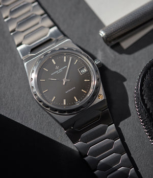 selling Vacheron Constantin 222 vintage steel grey dial sport watch for sale online at A Collected Man London UK specialist of rare watches