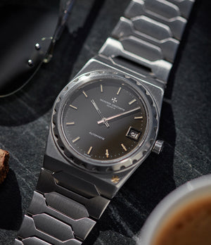 Vacheron Constantin 222 vintage steel grey dial sport watch for sale online at A Collected Man London UK specialist of rare watches