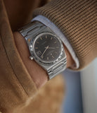 rare Vacheron Constantin 222 vintage steel grey dial sport watch for sale online at A Collected Man London UK specialist of rare watches