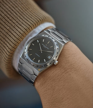 rare vintage Vacheron Constantin 222 steel grey dial sport watch for sale online at A Collected Man London UK specialist of rare watches