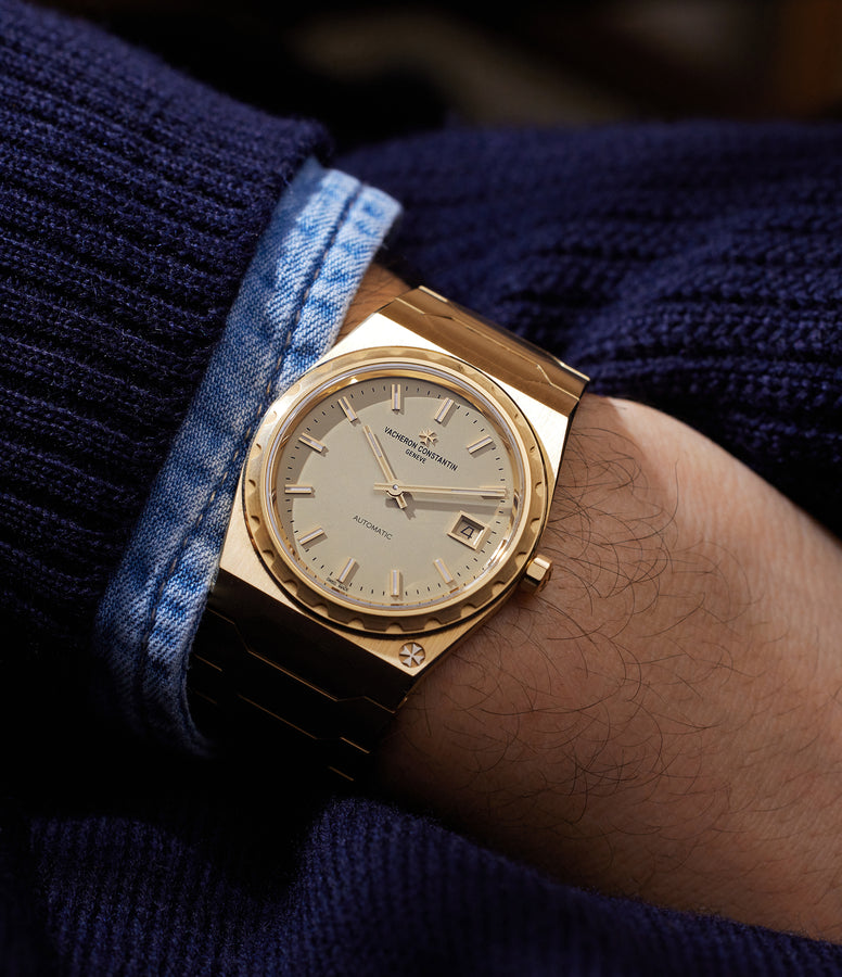 On Wrist | Vacheron Constantin | 222 Historiques | Yellow Gold | Available worldwide at A Collected Man