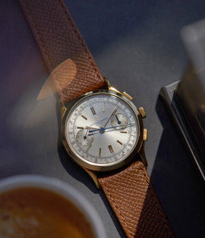 selling Vacheron Constantin Chronograph Ref. 4072 yellow gold rare vintage dress watch for sale A Collected Man London British specialist rare watches