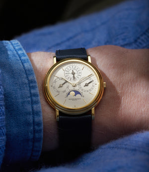 On-Wrist | Vacheron Constantin | 43031 | Perpetual Calendar | Yellow Gold | A Collected Man | Available worldwide