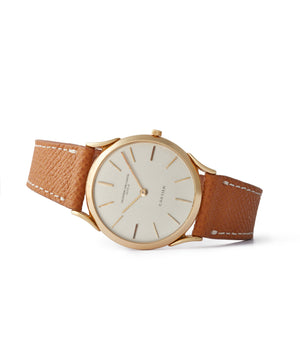side-shot rare Vacheron Constantin Ref. 6194 time-only Cartier double-signed vintage dress watch for sale online A Collected Man London British specialist rare watches