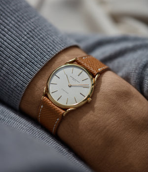 men's rare wristwatch Vacheron Constantin Ref. 6194 time-only Cartier double-signed vintage dress watch for sale online A Collected Man London British specialist rare watches