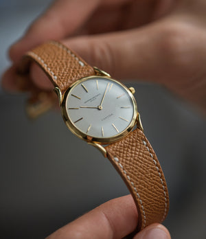 double-signed Vacheron Constantin Ref. 6194 time-only Cartier double-signed vintage dress watch for sale online A Collected Man London British specialist rare watches