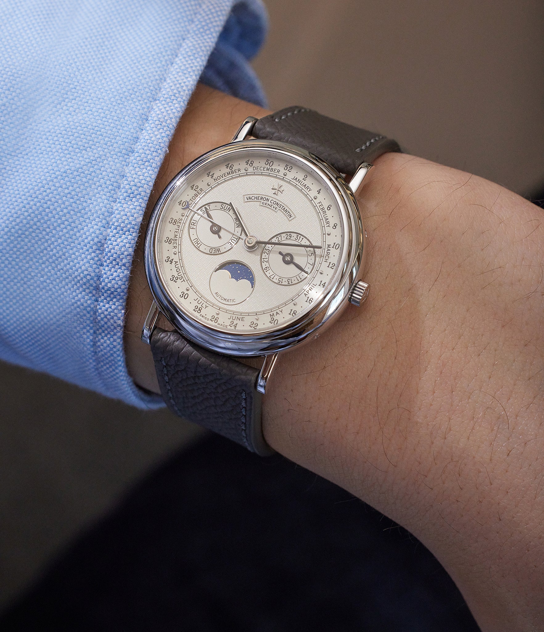 Triple Calendar | Ref. 47052 | White Gold