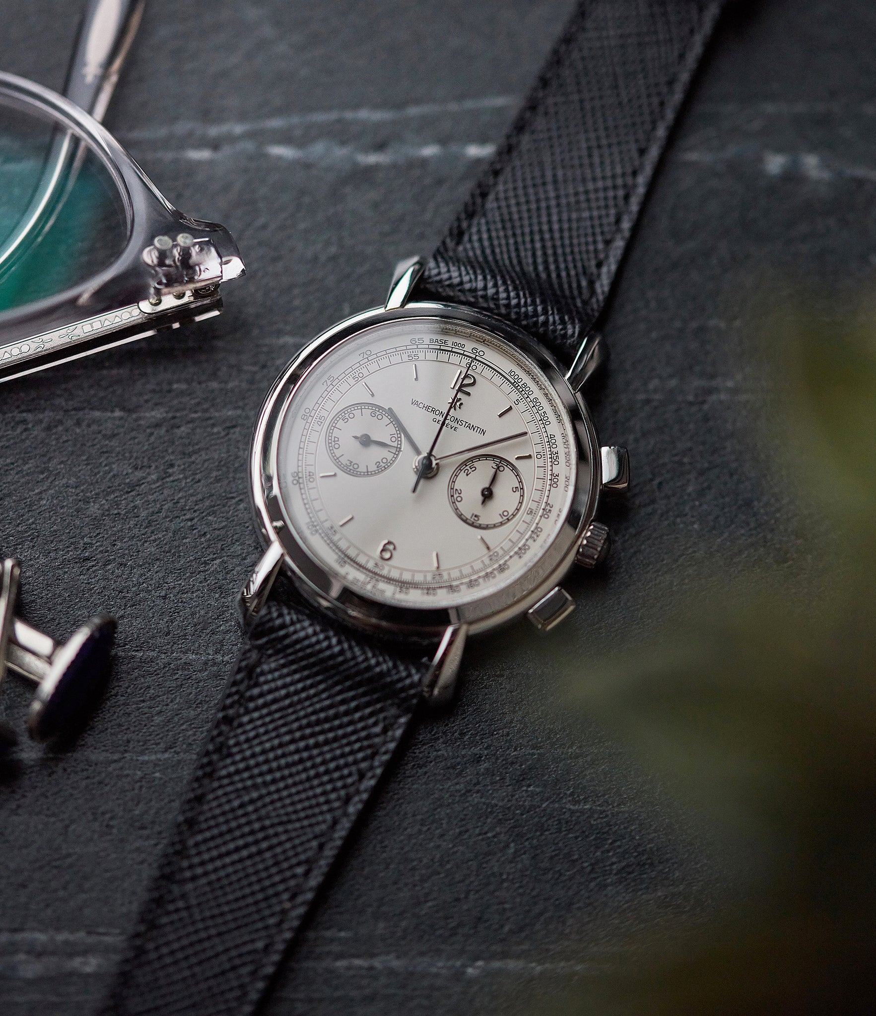 pre-owned Vacheron Constantin Les Historique Chronograph 47101/1  manual-winding luxury dress watch for sale online at A Collected Man London UK specialist of rare watches