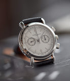 Vacheron Constantin Les Historique Chronograph 47101/1  manual-winding luxury dress watch for sale online at A Collected Man London UK specialist of rare watches