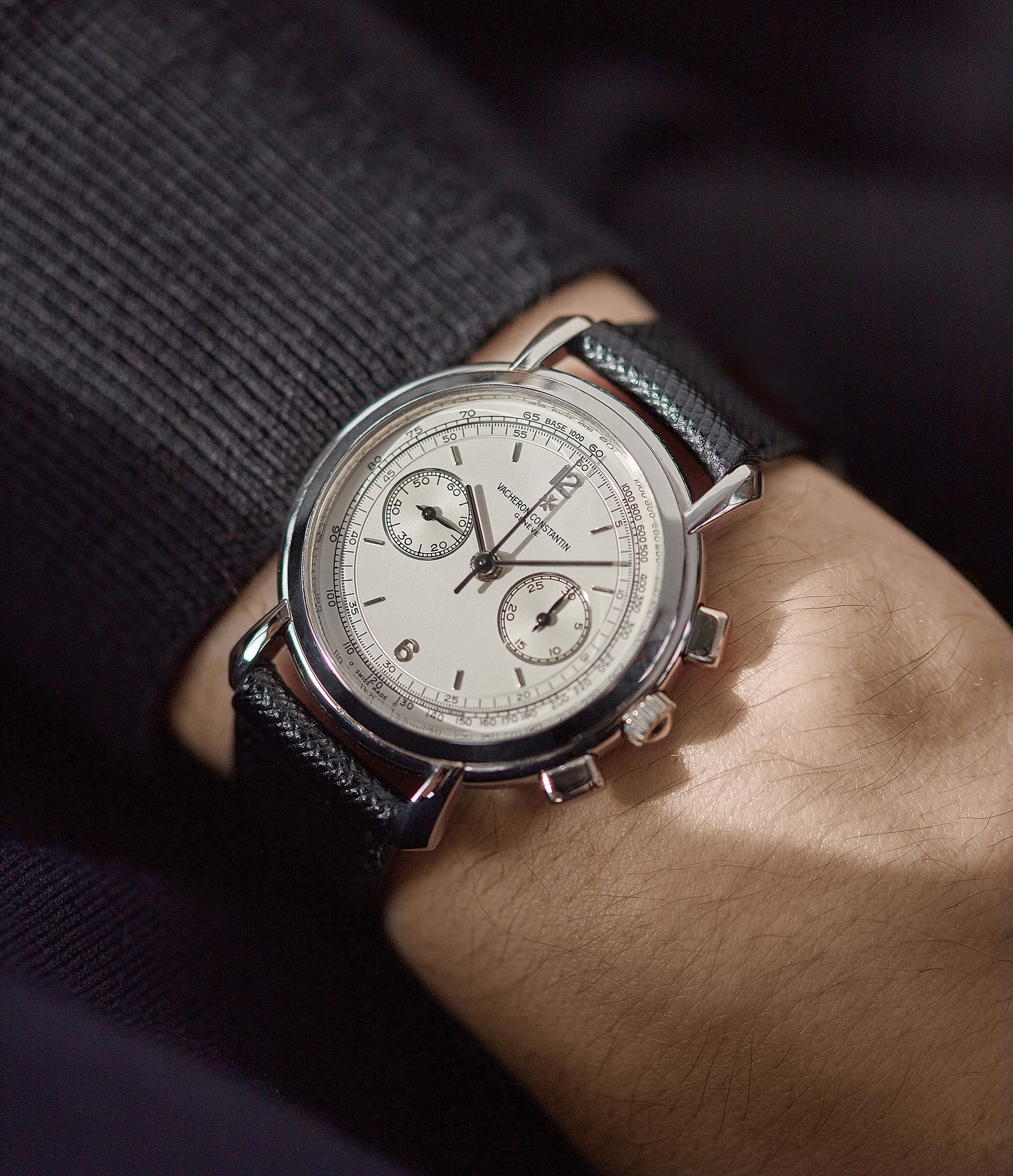 luxury wristwatch Vacheron Constantin Les Historique Chronograph 47101/1  manual-winding luxury dress watch for sale online at A Collected Man London UK specialist of rare watches