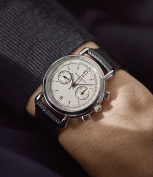 luxury wristwatch Vacheron Constantin Les Historique Chronograph 47101/1  manual-winding luxury dress watch for sale online at A Collected Man London UK specialist of rare watches