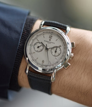men's luxury dress watch Vacheron Constantin Les Historique Chronograph 47101/1  manual-winding luxury dress watch for sale online at A Collected Man London UK specialist of rare watches