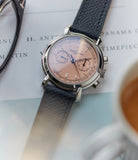 47111 Vacheron Constantin Les Historiques Chronograph platinum salmon dial dress watch for sale online A Collected Man London UK specialist rare watches