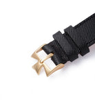 gold Vacheron Constantin tang buckle Ref. 47101/3 Les Historique Chronograph black dial watch from 1998 for sale online A Collected Man London British specialist rare watches