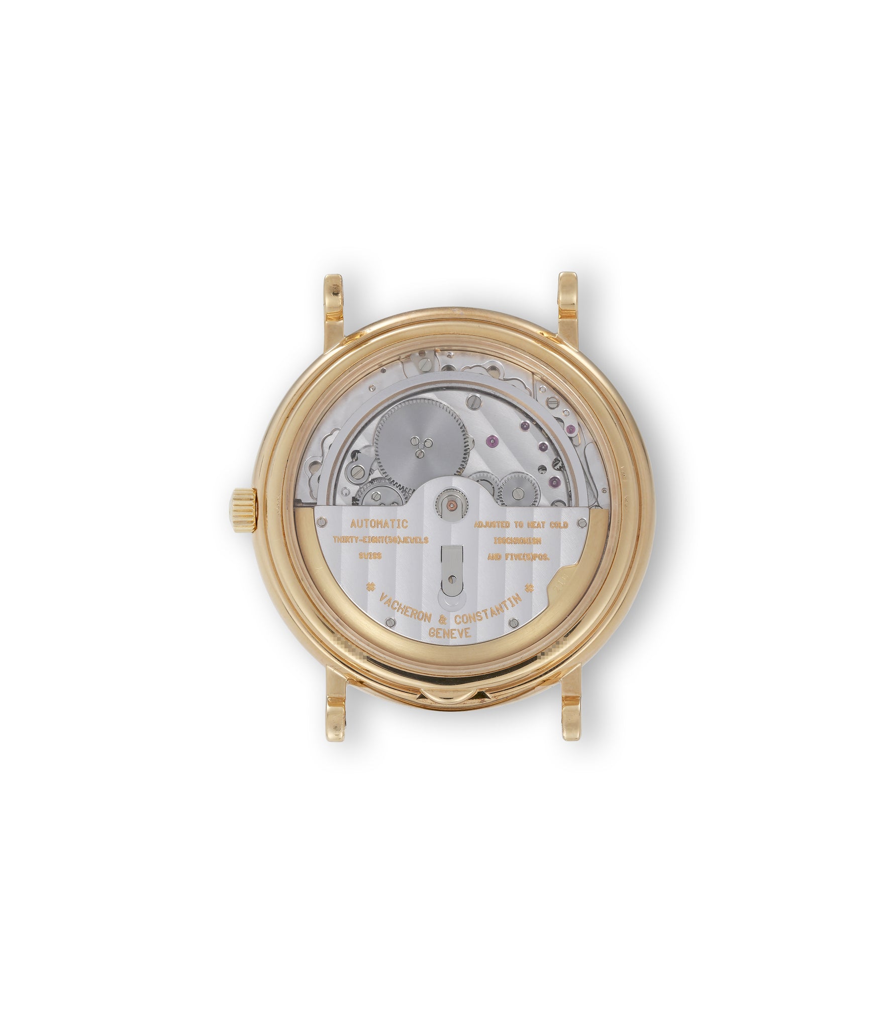 Caseback Vacheron Constantin Jump Hour 43040 Yellow Gold A Collected Man_London 