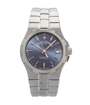 buy Vacheron Constantin Overseas 42040 blue dial steel watch for sale online A Collected Man London