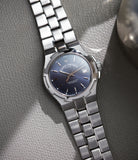 pre-owned Vacheron Constantin Overseas 42040 blue dial steel watch for sale online A Collected Man London