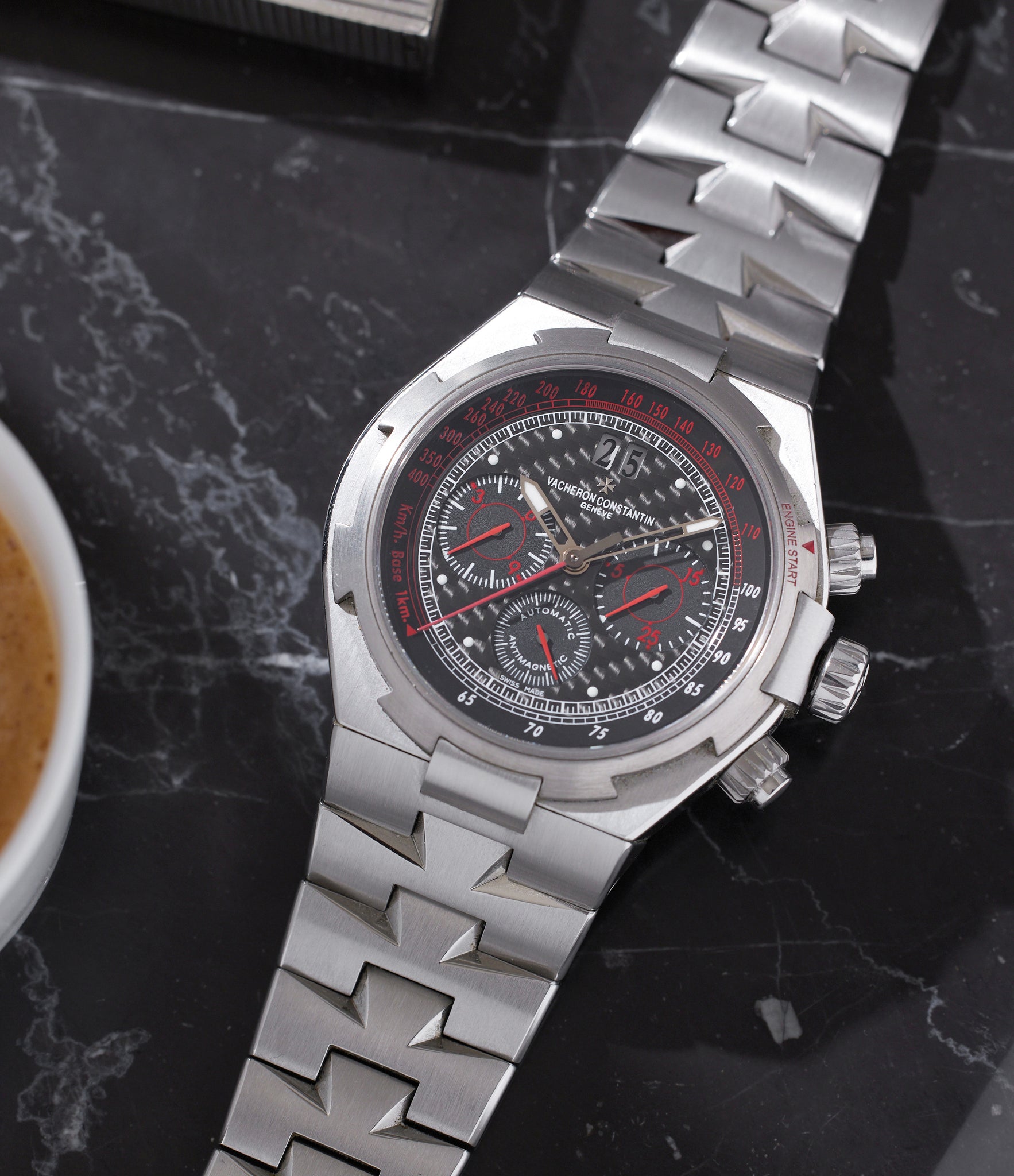 Overseas 49150 “Engine”  | Stainless Steel And Titanium